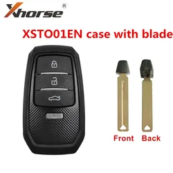 10PCS/Lot Xhorse XSTO01EN XM38 Smart Key Case with Small Key Blade for Toyota