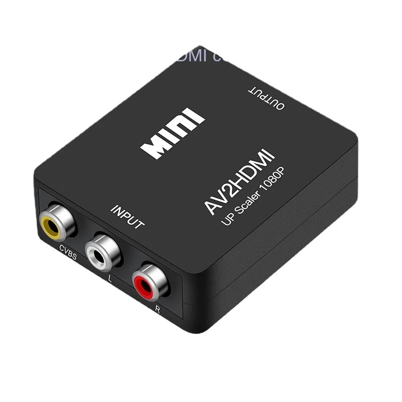 

Mini AV To HDMI Converter - RCA To HD Conversion Box, HDMI Adapter for AV Conversion