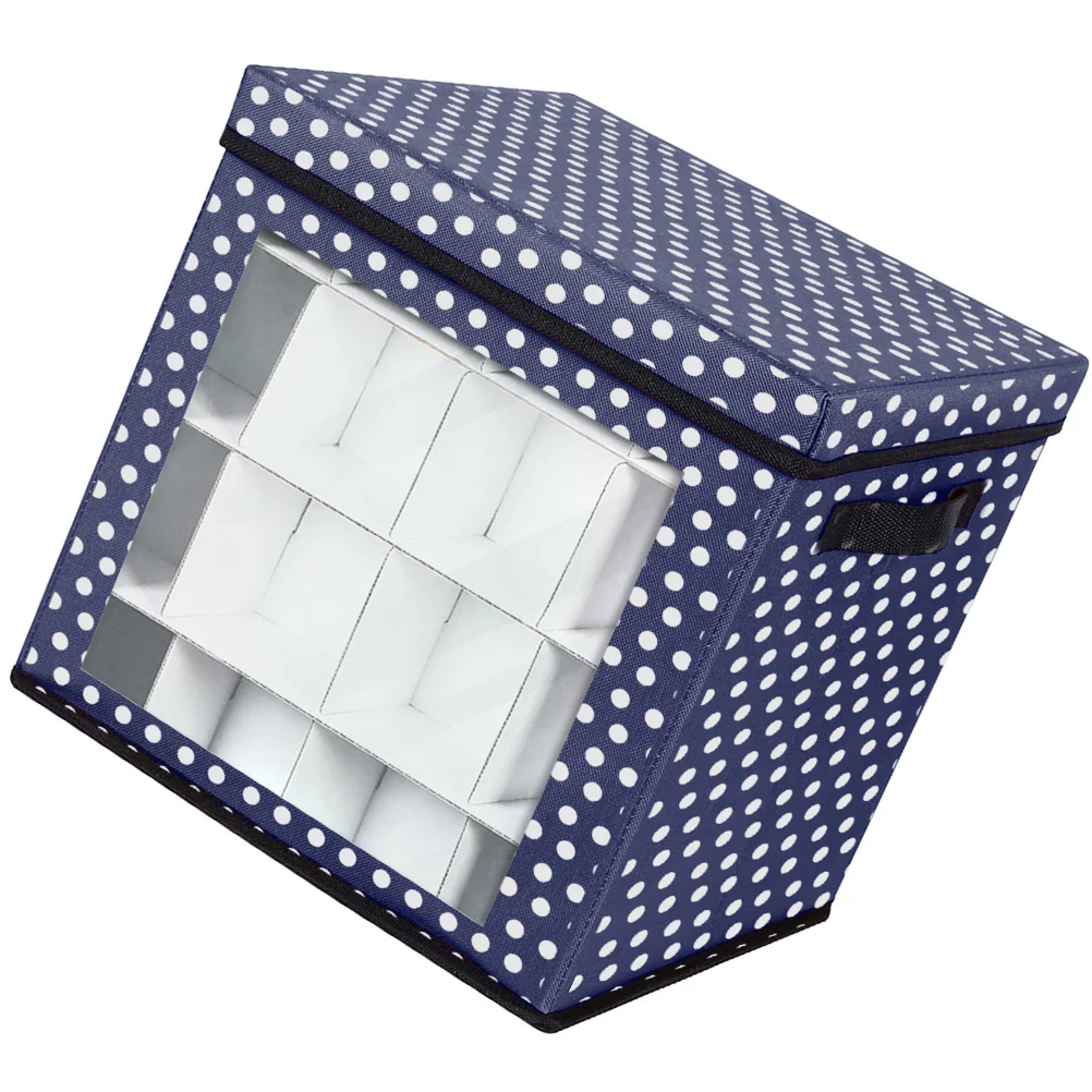 

Christmas Ball Box Christmas Ball Storage Box Lightweight Portable Blue ganizer for naments Decorative Items Container Holder
