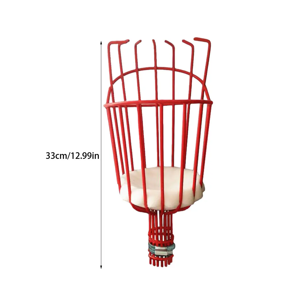 Anti-Corrosão Fruit Picking Tool, Cesta resistente a corrosão e impacto, Cesta Picker Red