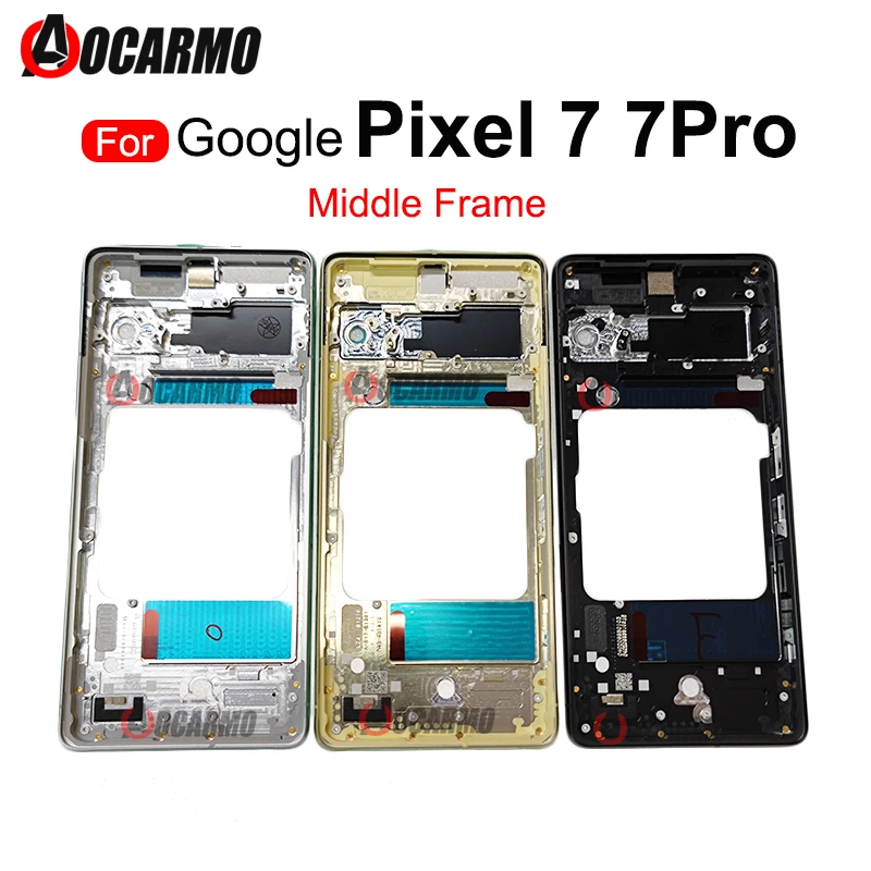 

For Google Pixel 7 Pro 7Pro Front Middle Frame With Side Keys Repair Replacement Part