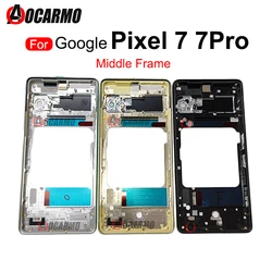 For Google Pixel 7 Pro 7Pro Front Middle Frame With Side Keys Repair Replacement Part