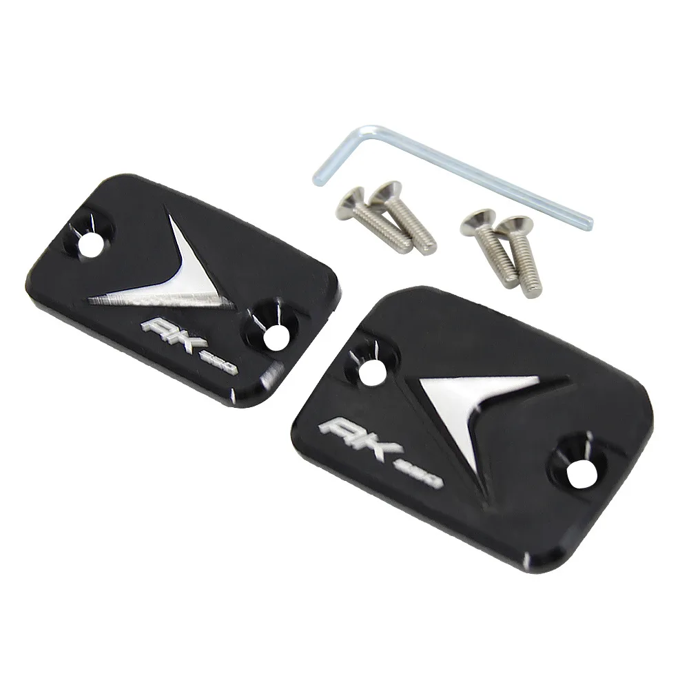 

2PCS is suitable for KYMCO AK550 motorcycle parts gas fuel tank refueling cover front brake fluid storage tank cover