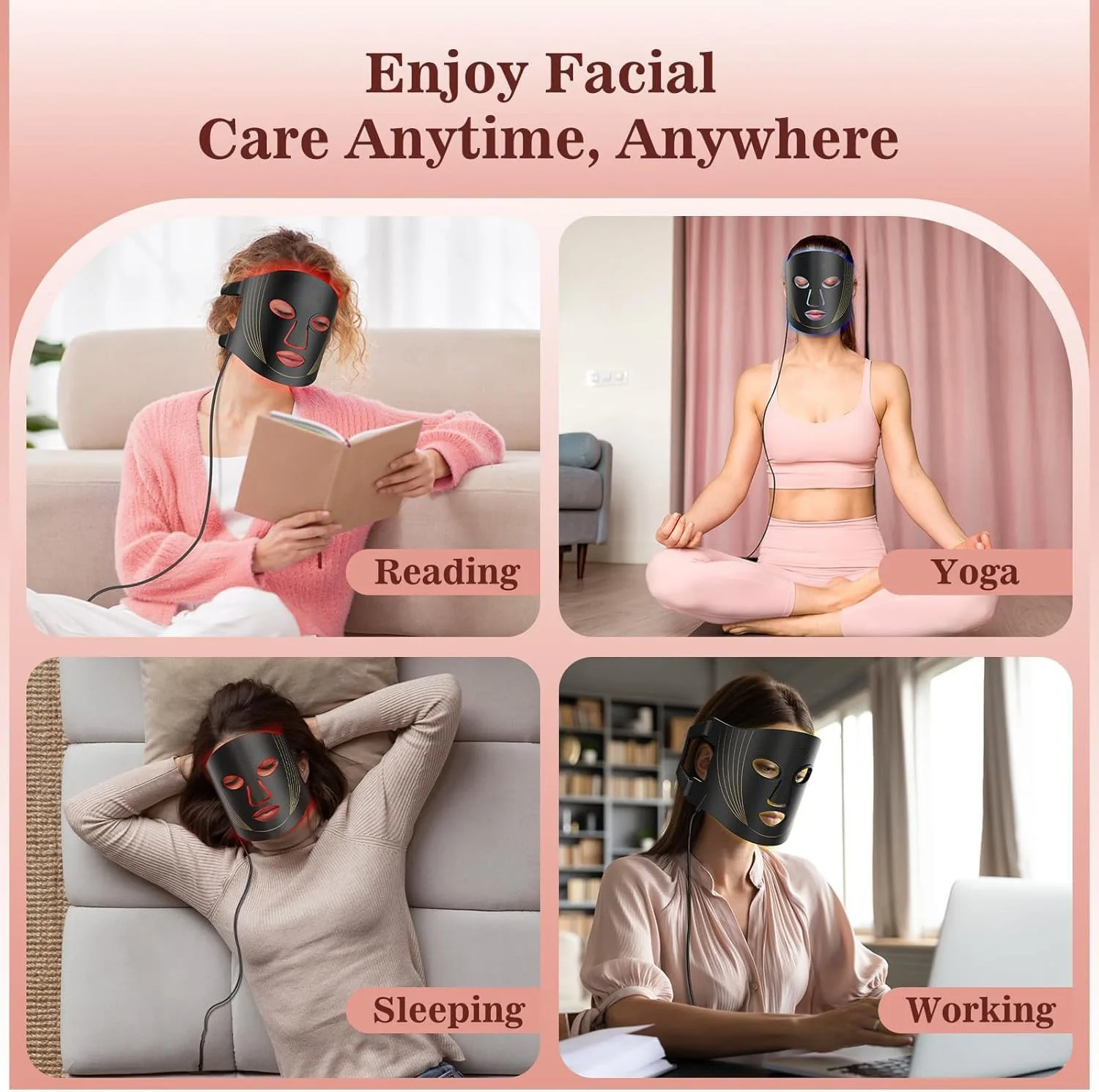 7-colour silicone LED face mask (listing 5356), view 6