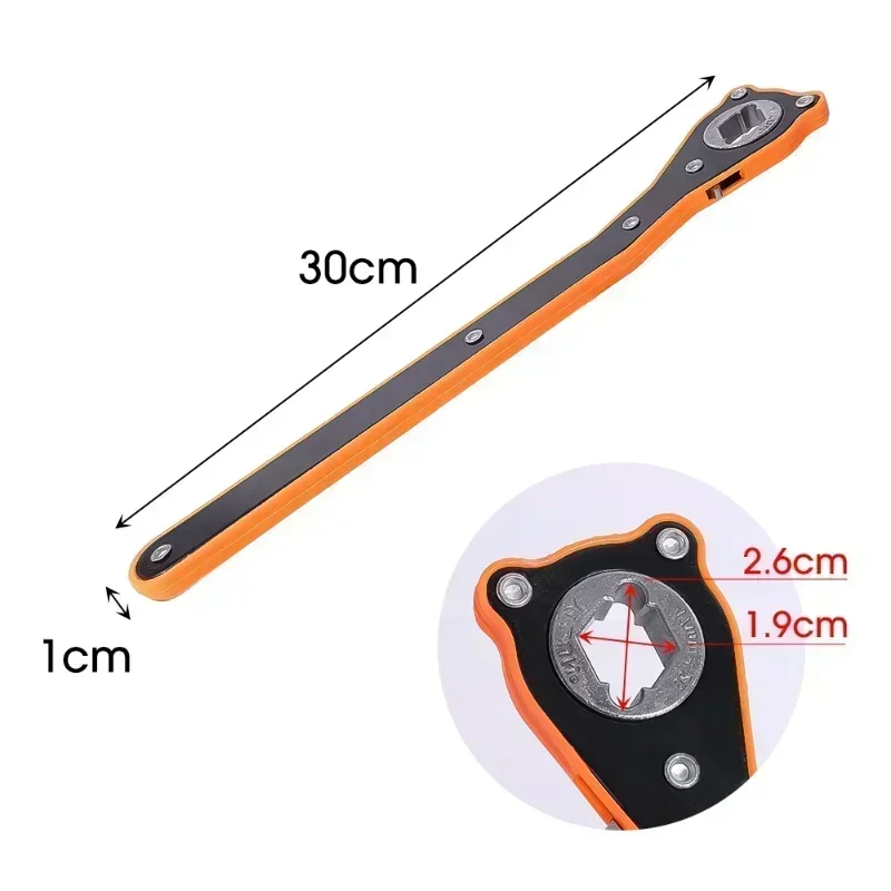 

Универсальный ключ для домкрата с двойным назначением, облегчающий работу, инструменты для ремонта автомобилей, аксессуары