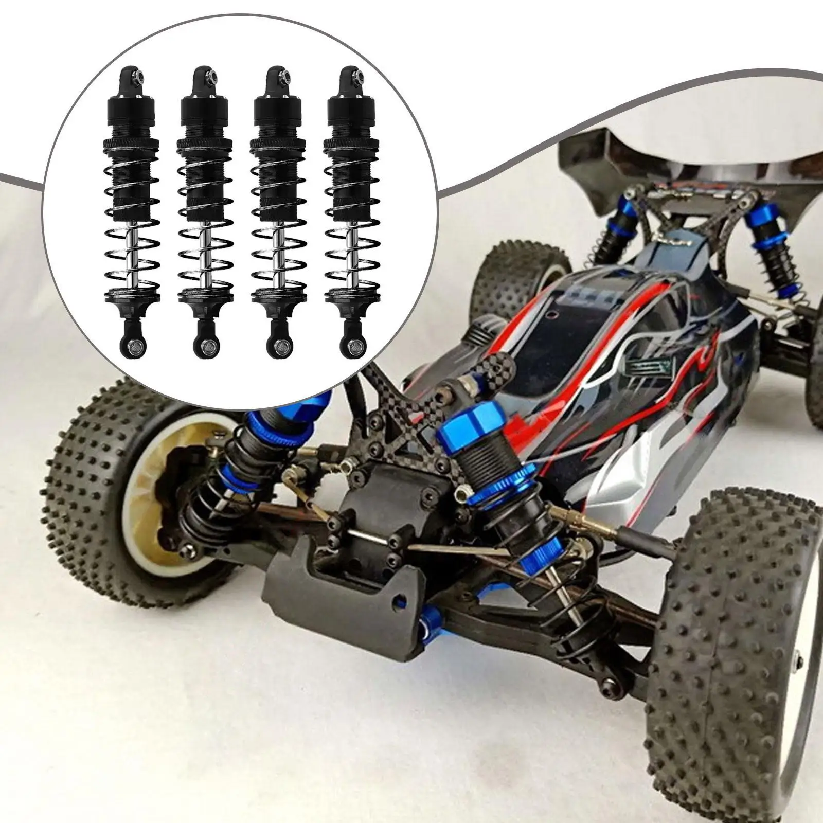 

Комплект амортизаторов для радиоуправляемых машин, масштаб 1/16, из алюминиевого сплава, универсальная замена подвески для радиоуправляемых моделей