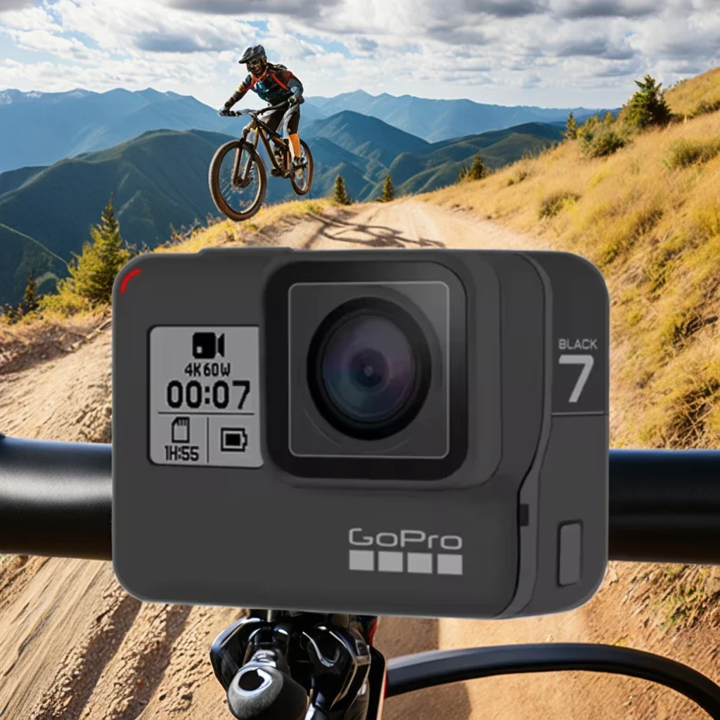 

HERO7 Black Motion Camera Used 12MP 4k60fps Go Pro Helmet Action Camera Live Bicycle Vlog Anti Shake Camera
