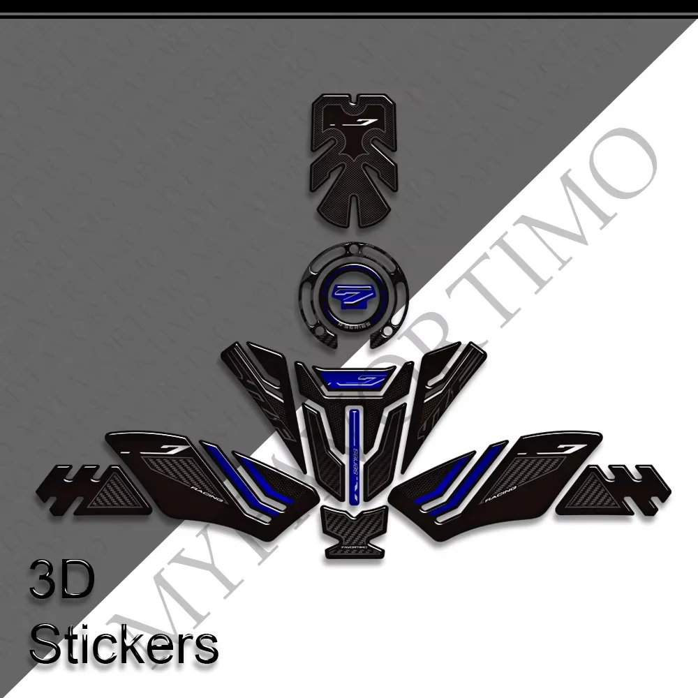 

2026 Motorcycle For YZF-R7 YZFR7 YZF R7 Fuel Oil Tank Pad Decals Protector Stickers Kit