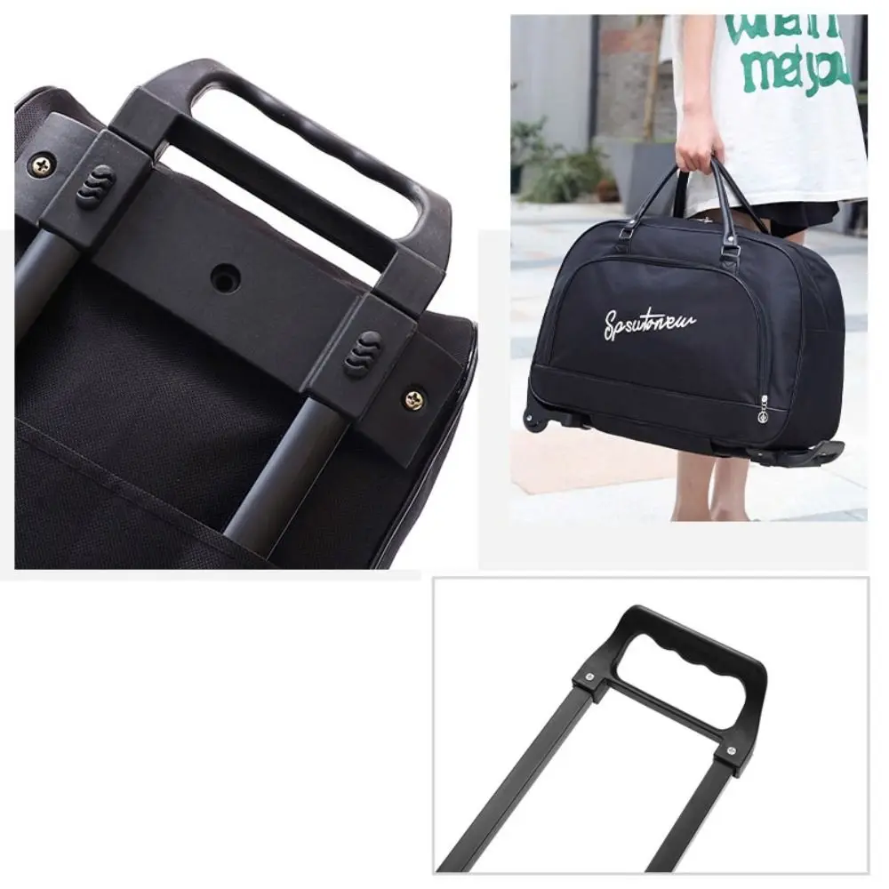 PU Luggage Handbag Large Capacity Printed waterproof Travel Zip Bag Overnight Breathable Trolley Bag