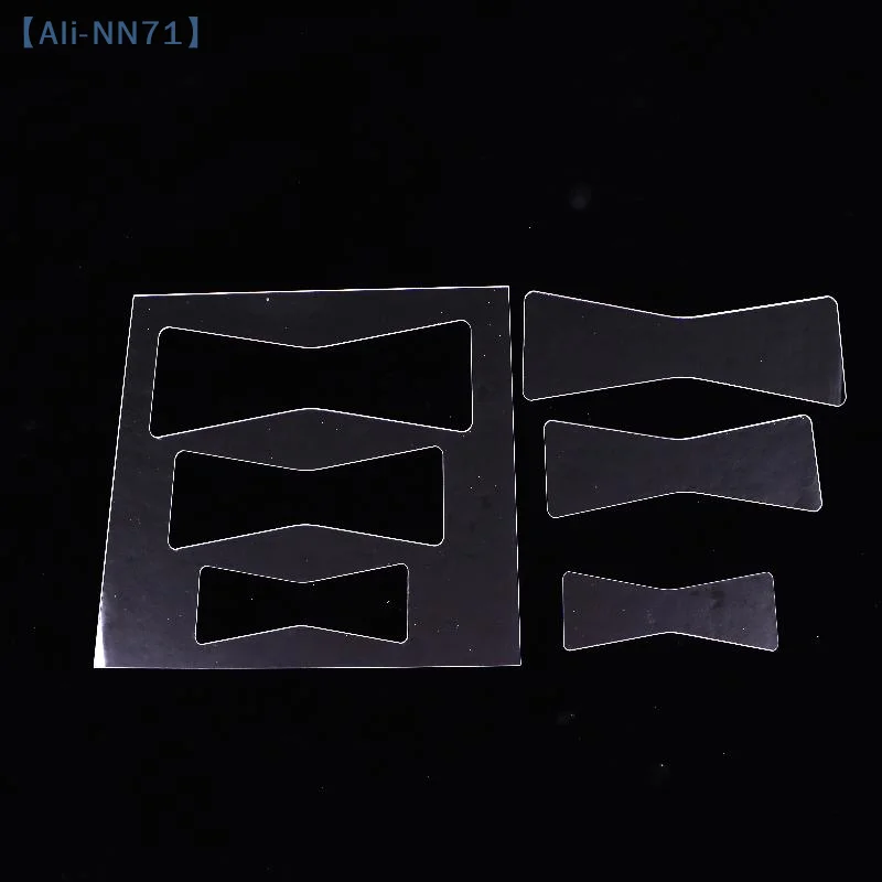 【NN71] 1Set Bow Router-Vorlagen PET-transparente Acryl-Vorlagen für Holzbearbeitungs-Router-Vorlagen-Werkzeuge