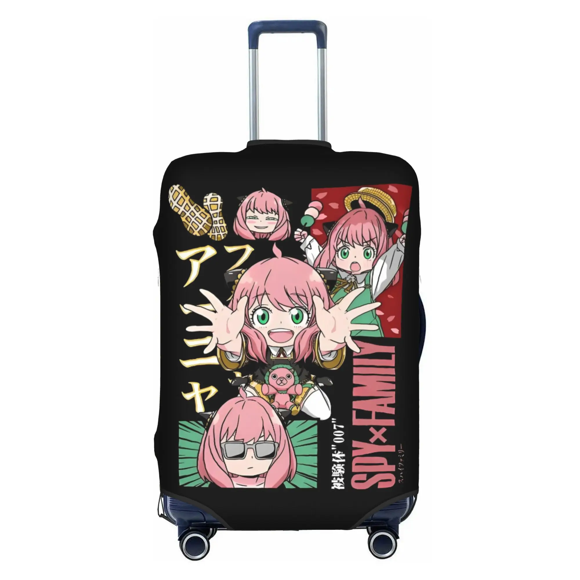 Manga Spy Family Japane Anime  Luggage Cover Protector Funny Anya Agent  Travel Suitcase Protective Cover for 18-32 Inch