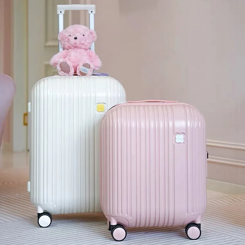 

Children's Luggage 18-inch Lightweight Cabin Suitcase for Girls and Boys Student Trolley Password Case with USB Cup Holder