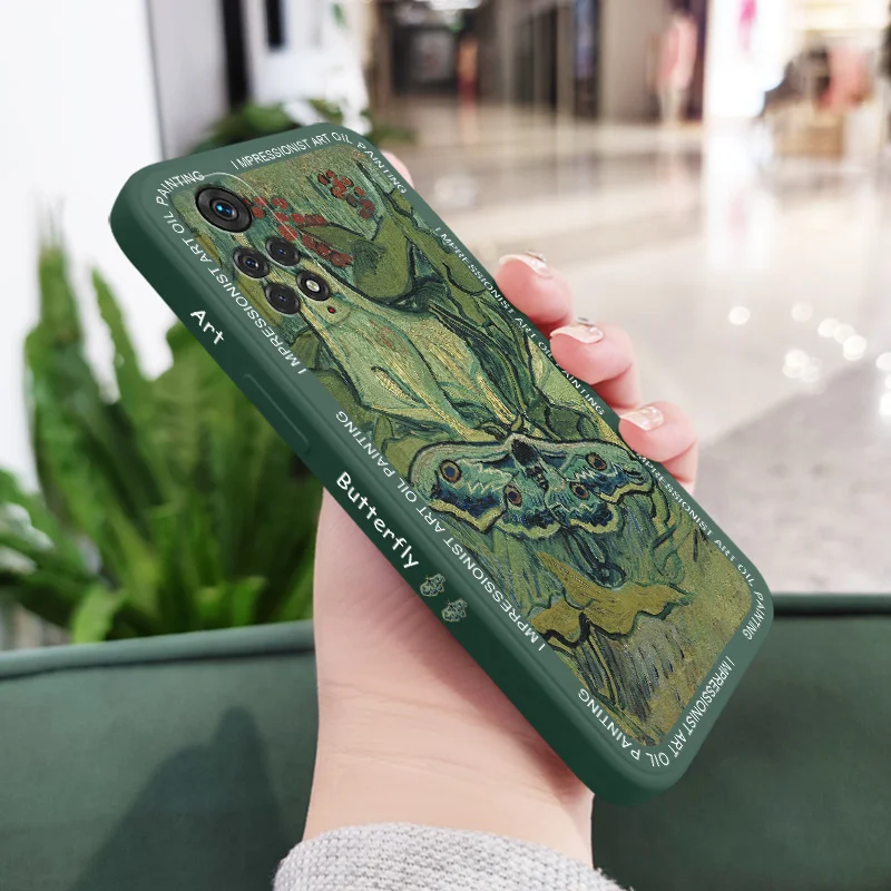 Oil Butterfly Phone Case For Xiaomi Redmi Note 13 12 12S 11 11S 10 10A 10T 10S 9T 9 8 7 Pro Plus 10C 9A 9C 9T 4G 5G Cover image 6