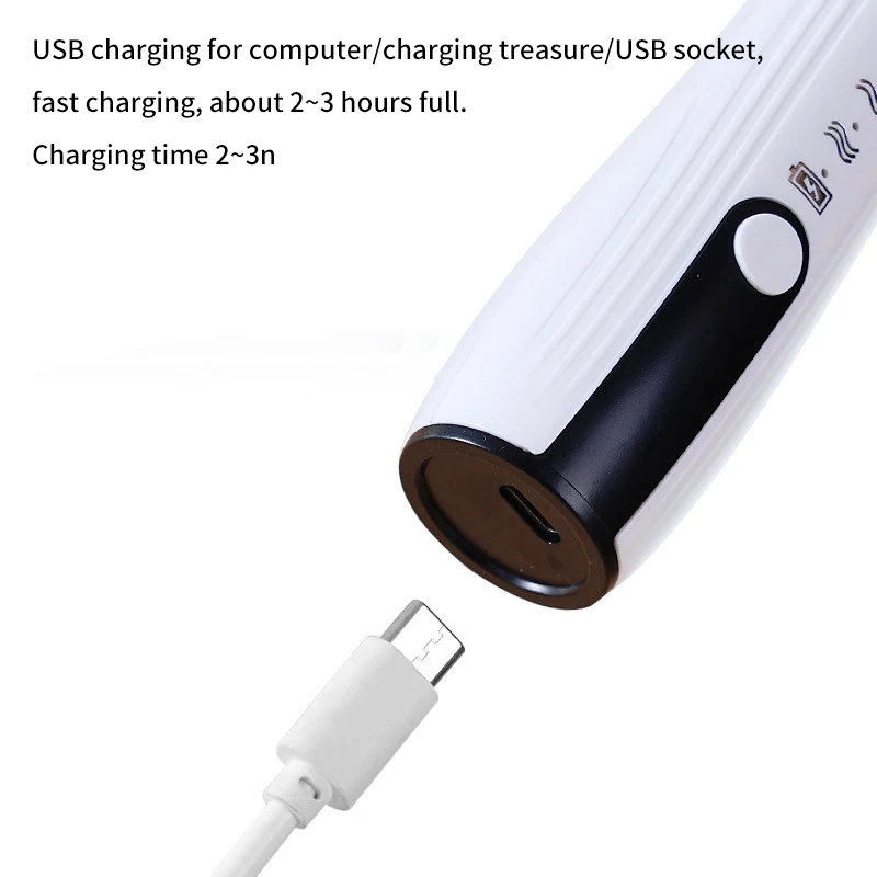 2 In 1 USB Rechargeable Electric Egg Beater Mini Blender Whiskey Coffee Mixer Gadgets Home Double Head Milk Baking