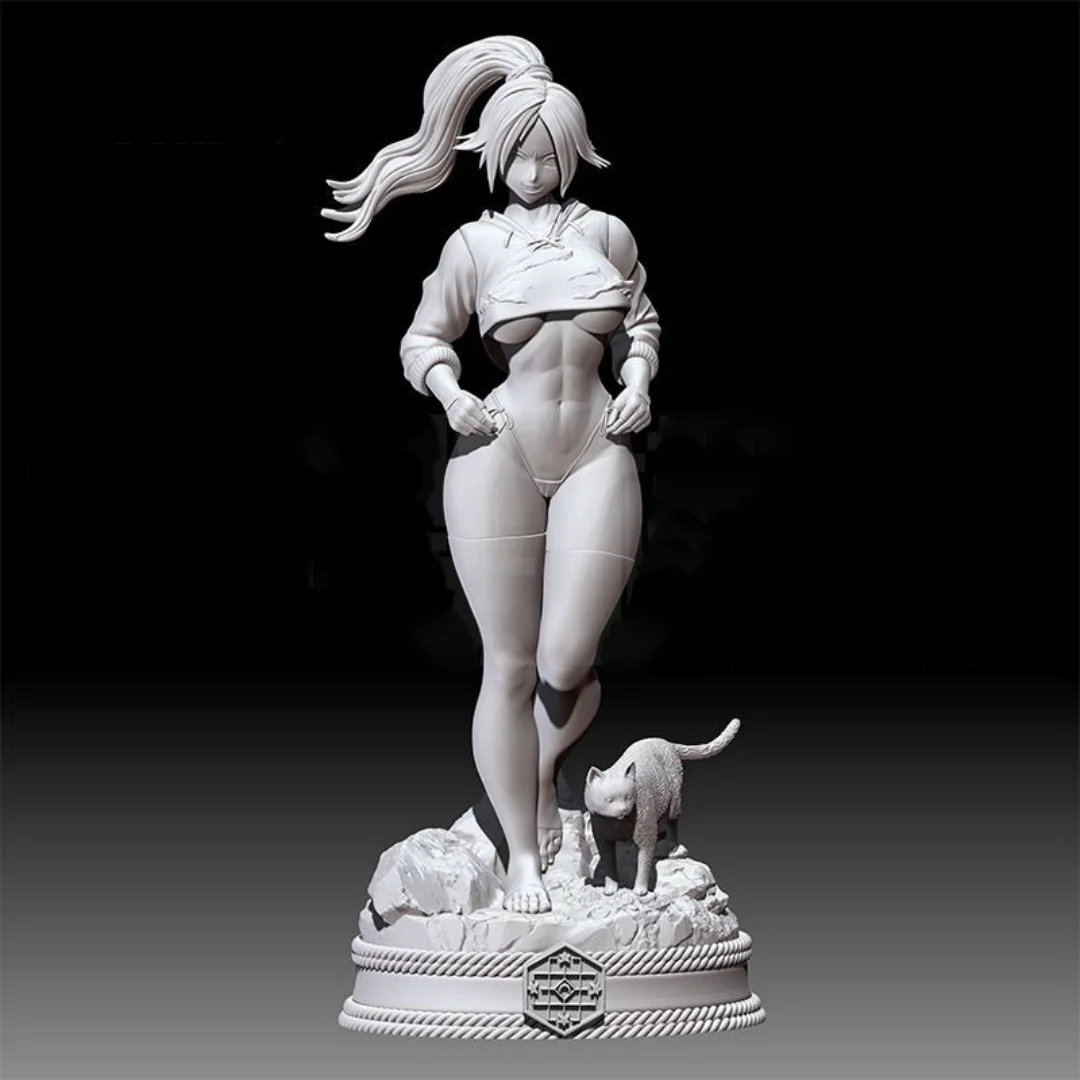 

1/24 Scale 80mm hight Resin Figure Anime character Sifengyuan Night One Model Kit Unassembled Unpainted 3D printing toy 1300