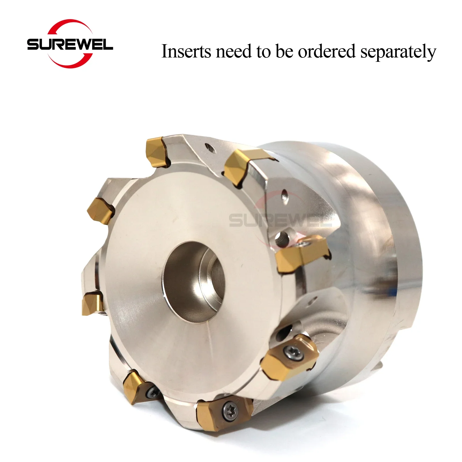 MFH03R Milling Cutterhead Fast Feed Surface Milling Cutter Coolant Hole 50 63mm for LOGU030310ER Insert Milling Fast Feed Handle