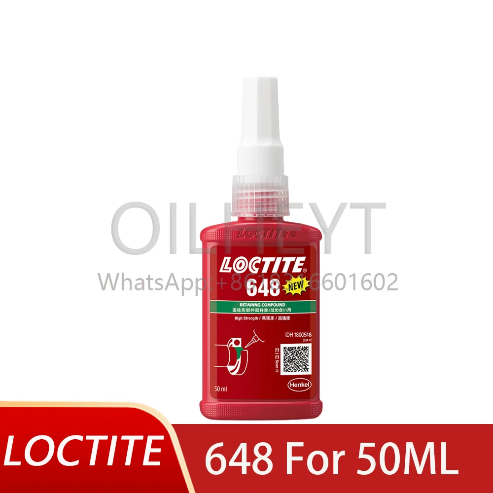 Loctite 648 Bearing Small Clearance Rotor Fixing Curing Agent High Temperature Resistant Cylindrical Original Product