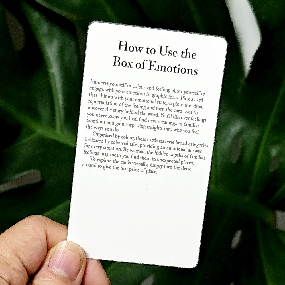 10.3*6cm 感情の箱 - 感情を理解するための 80 枚のカード