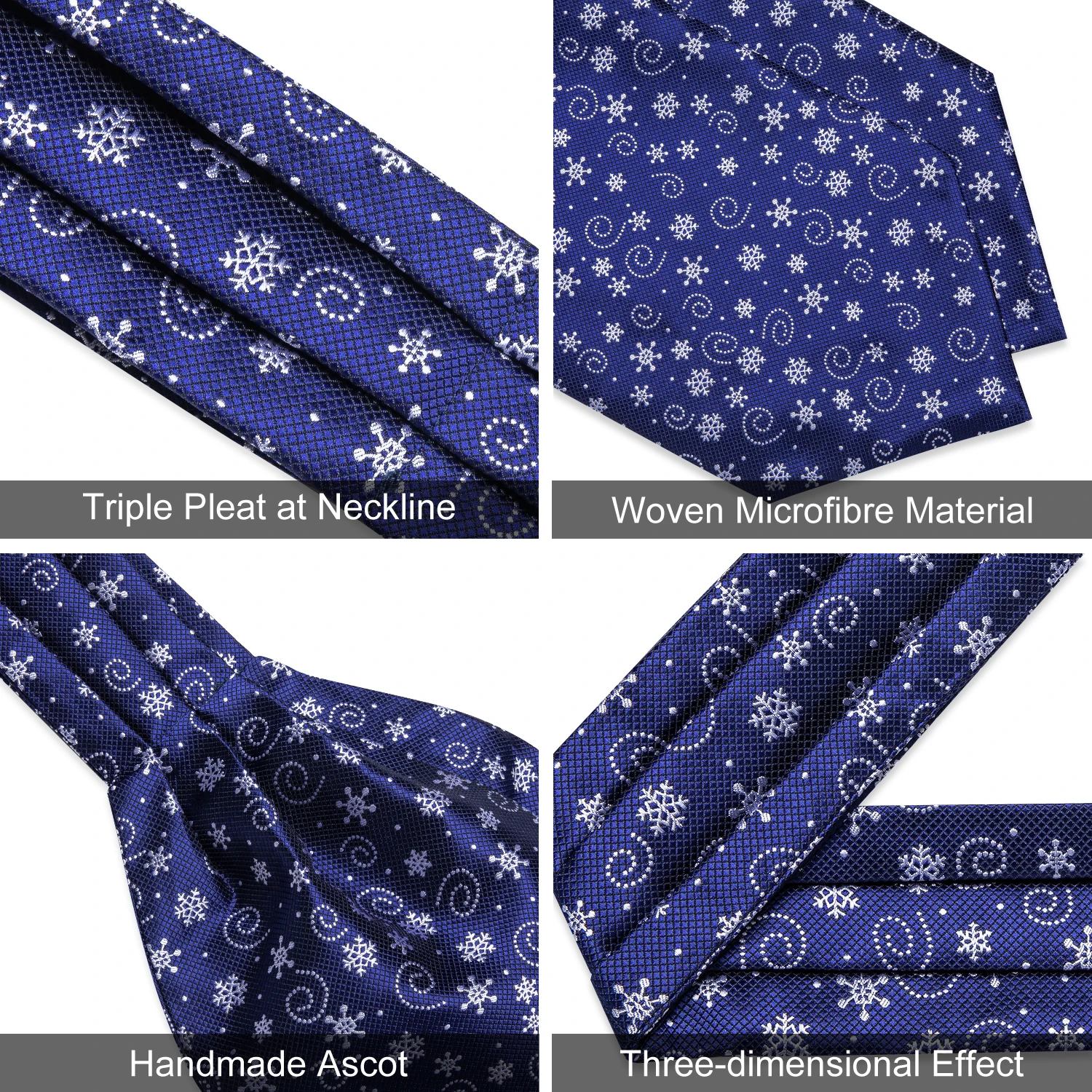 Dibangu prenda de seda para homens, estilo britânico, ascot de Natal, abotoaduras quadradas de bolso para homem, festa, Cravat