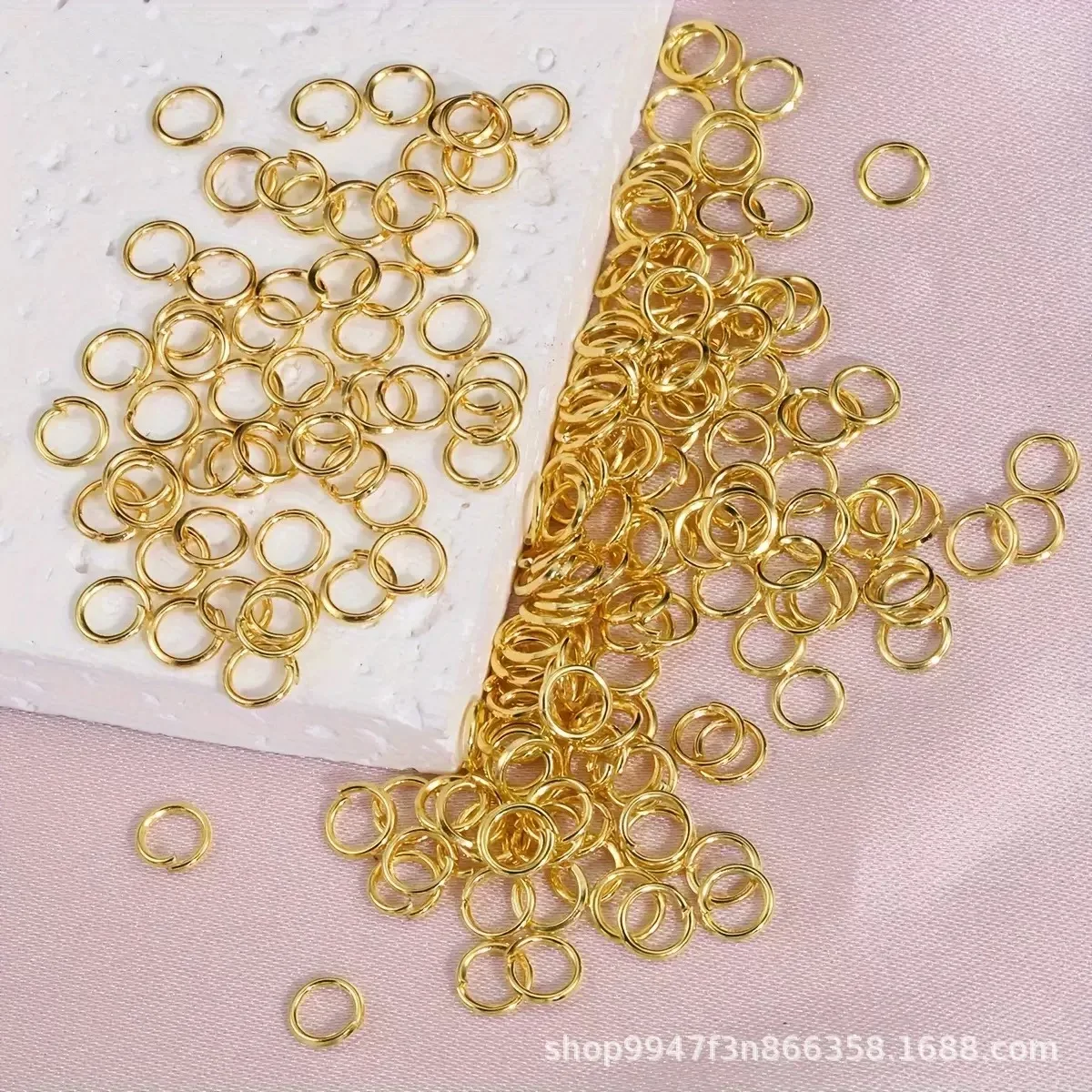 100-500pcs 3mm 4mm 5mm 6mm 7mm 8mm 10mm 12mm Open Jump Rings For Jewelry Connectors Chain Links