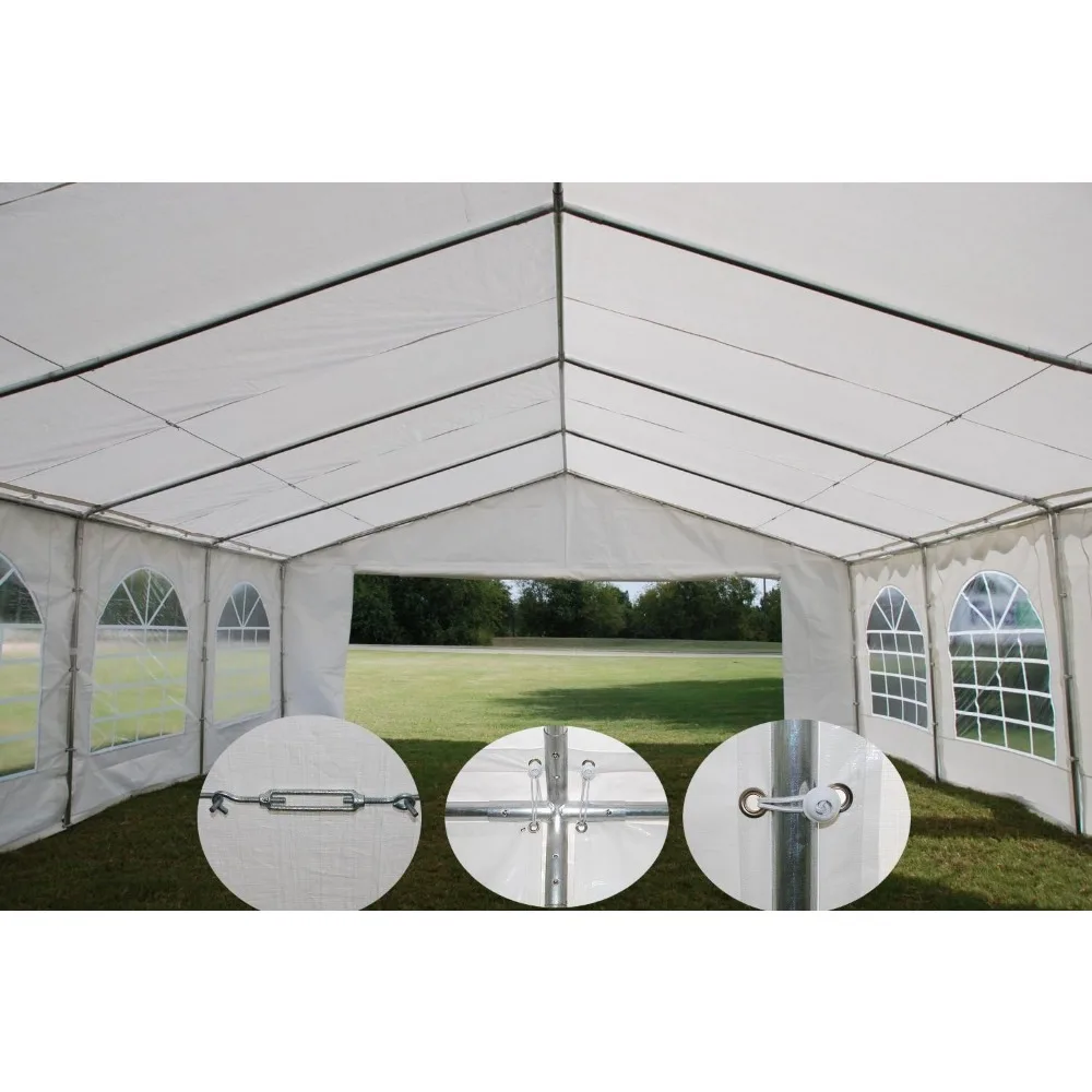 Budget PE Tents for Parties, Large Outdoor Canopy Carpas para Fiestas, Big Wedding Party Event Tent with Waterproo