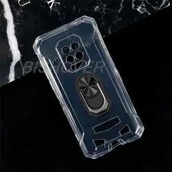 Magnet Phone Case For Doogee S86 Shockproof Soft TPU Silicone Cover On For Doogee S86 Pro Case With Ring Holder