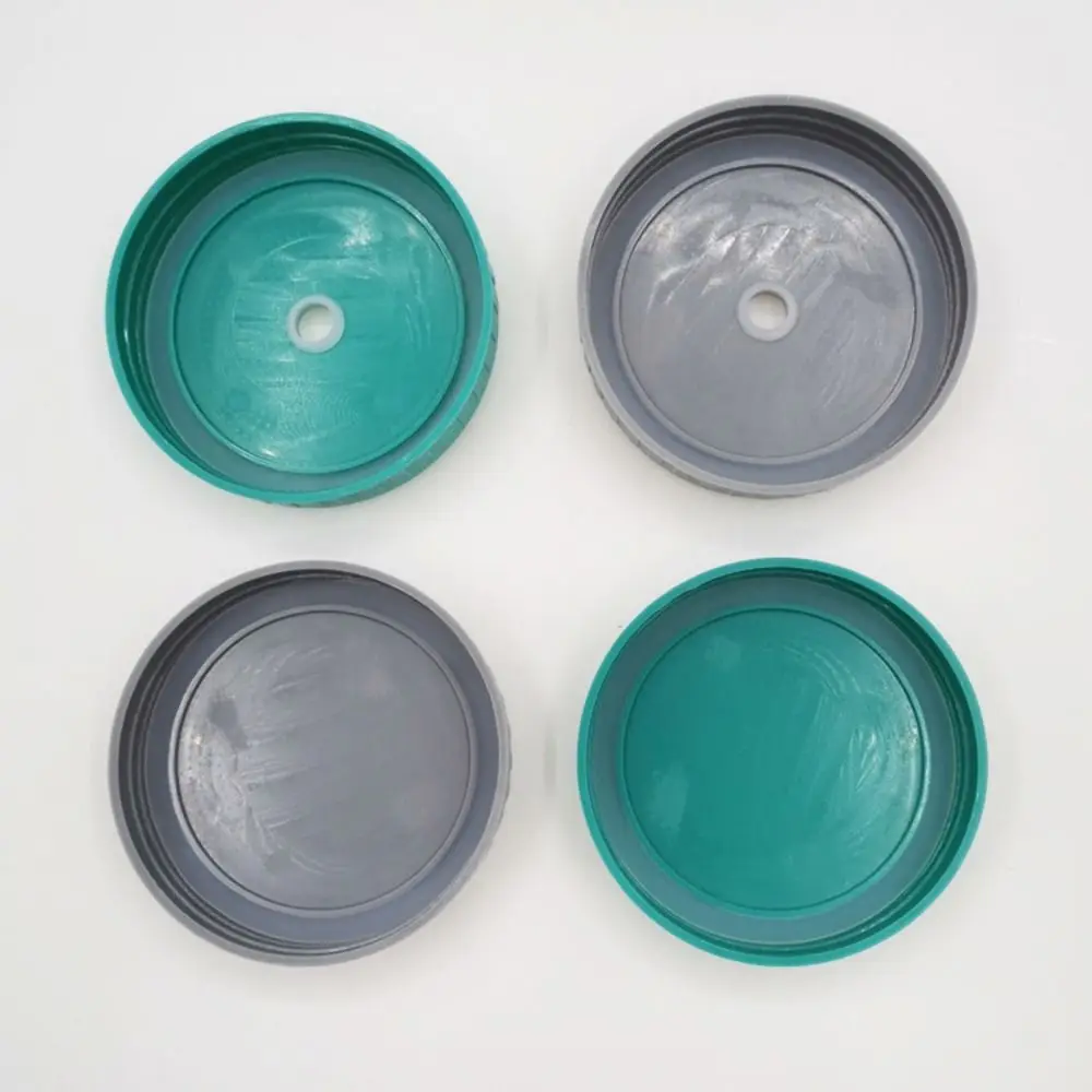 1Pcs New with Hole Mason Jar Lid Good Seal Plastic Spout Lid Leak-proof Reusable Seal Bottle Cover for 86mm Wide Mouth Jar