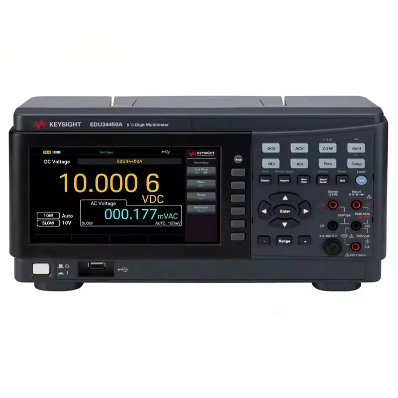 Keysight Benchtop digital multimeter with 0.015% accuracy, 110 readings/sec EDU34450A digital multimeter