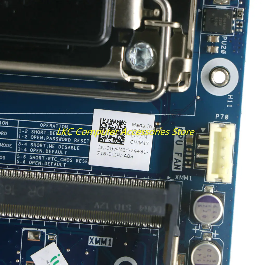 ใหม่สำหรับเครื่องอบไอน้ำ Dell Alien Alpha R2เมนบอร์ดขนาดเล็ก0GMW1Y GWM1Y CN-0GWM1Y เมนบอร์ด DDR4 LGA1151เมนบอร์ดทดสอบ100%