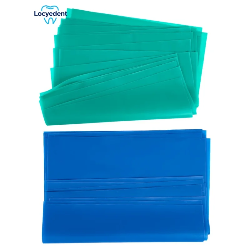 

20pcs Dental Rubber Dam Sheets Natural Latex Oral Suture Barrier Cloth 6x6" Dental Surgical Supplies