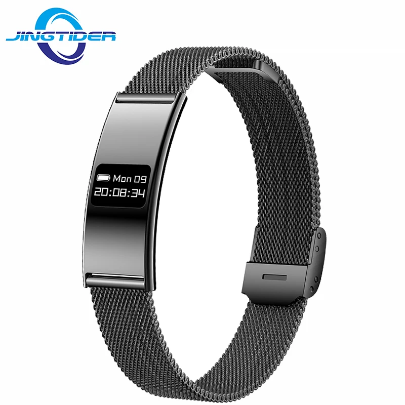B8 Women Smart Bracelet IP68 Waterproof 2.88mm Ultra Thin Body Curved Design Call Reminder Female Lday Smart Band Health Monitor