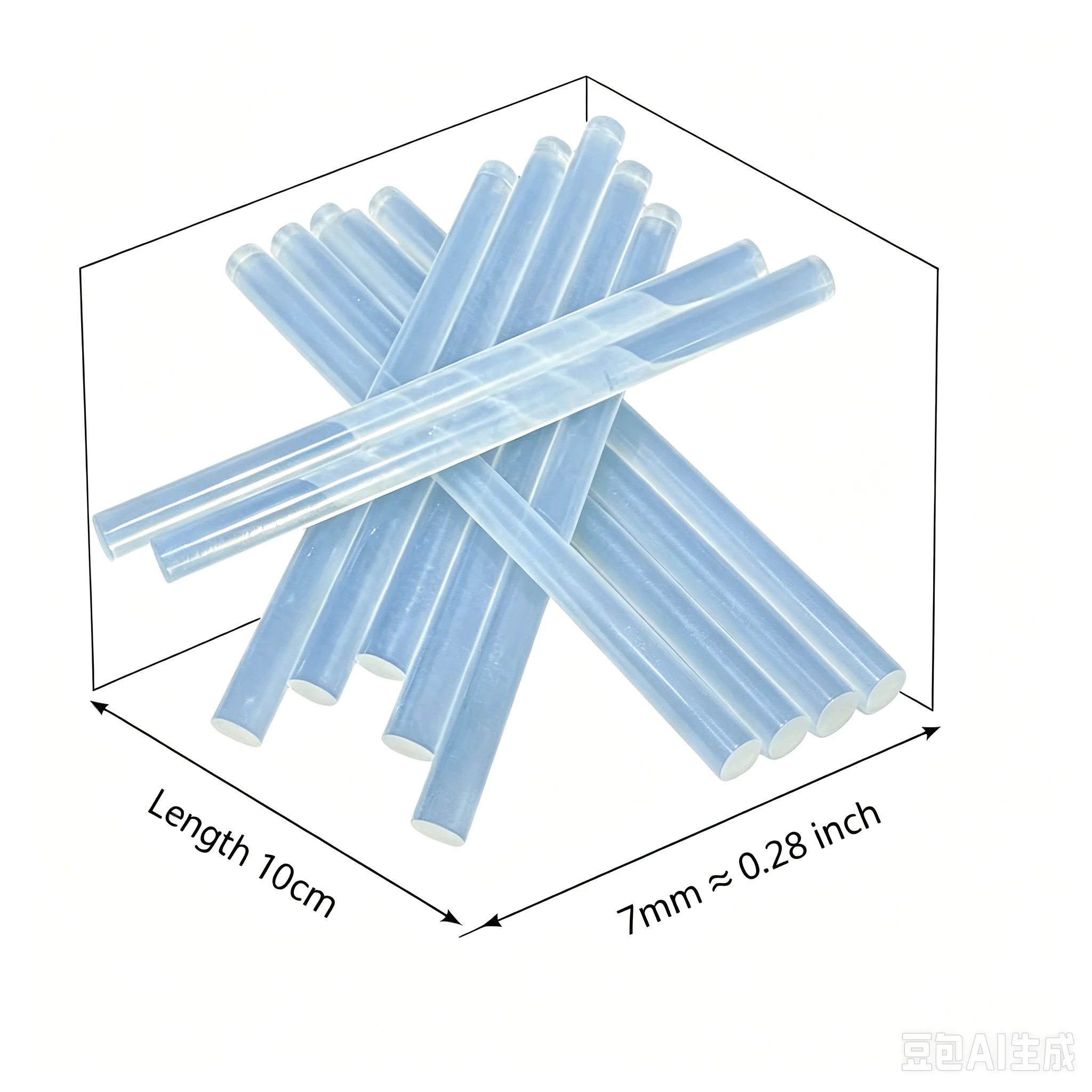Clear Hot Glue Sticks, 4g Per Stick, Transparent Hot Melt Adhesive Sticks for Hot Glue Gun, DIY Crafts, Home Repair, Handmade De