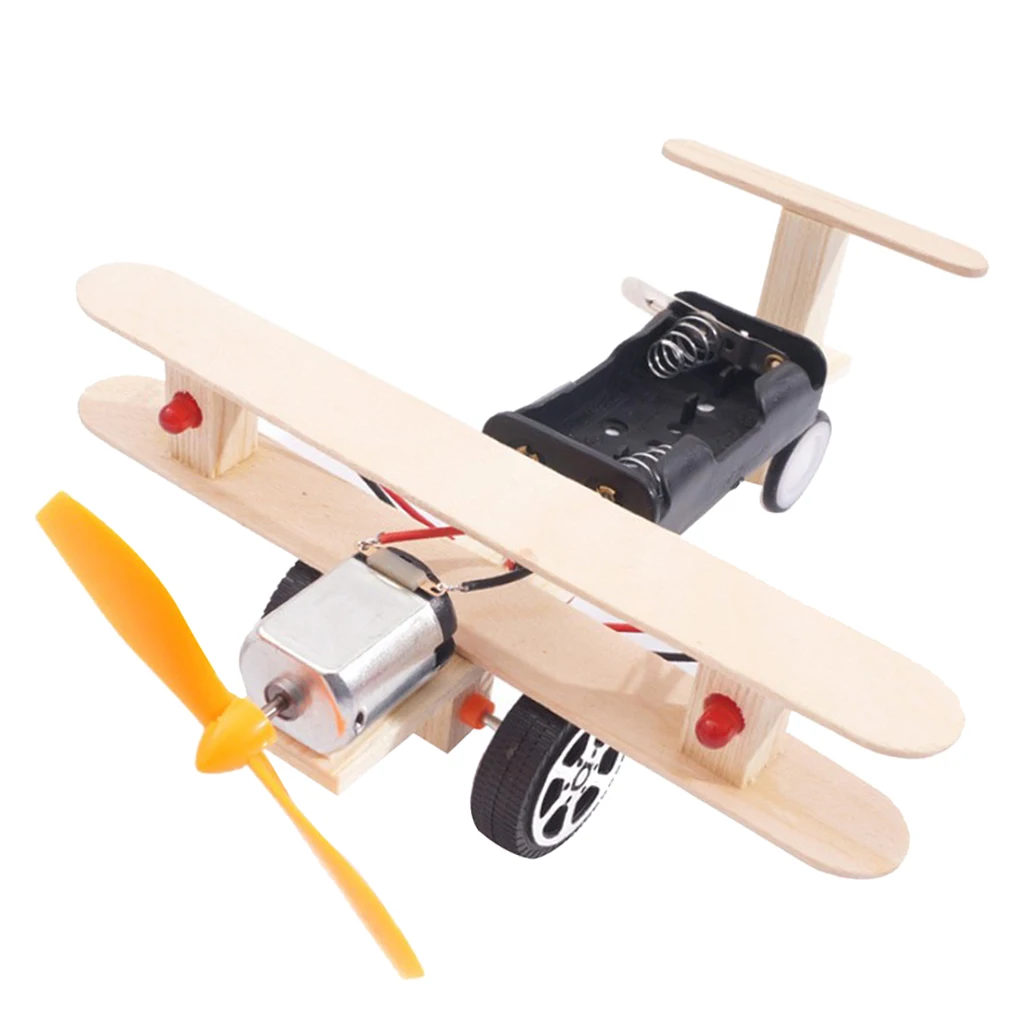 DIY Science Experiment Toy 3D Glide Plane Model Kit Elektrisch educatief speelgoed