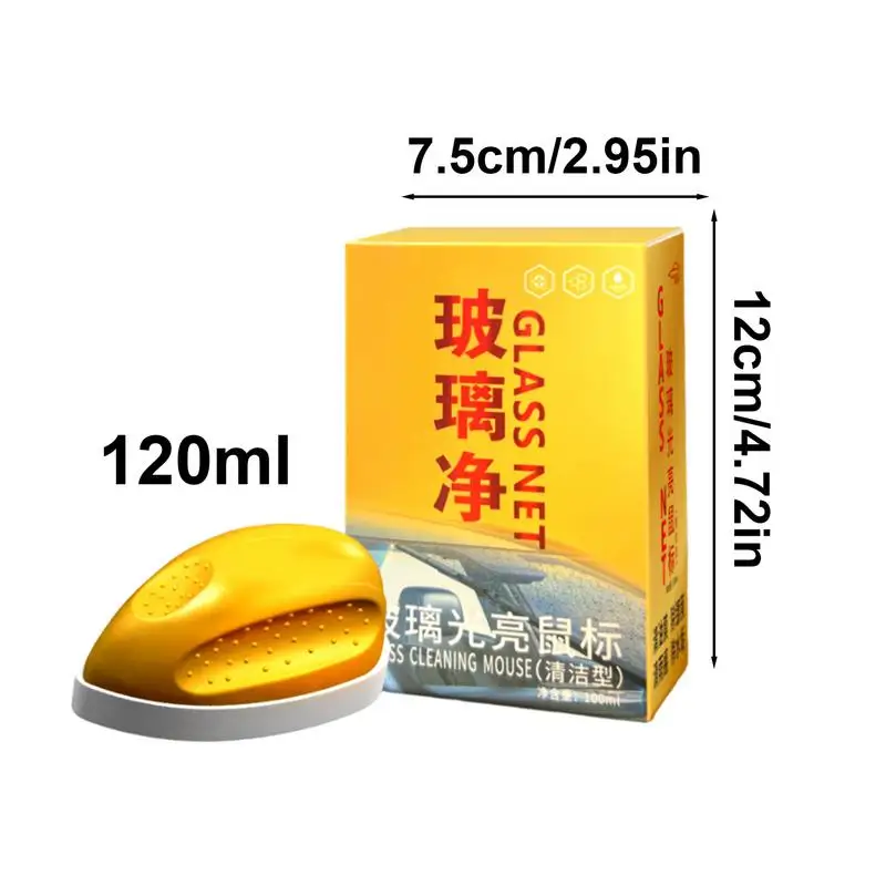 Car Glass Coating Oil Film Remover Brush Automotive Oil Film Cleaning Glass Oil Film Remover Car Windshield Cleaner Liquid