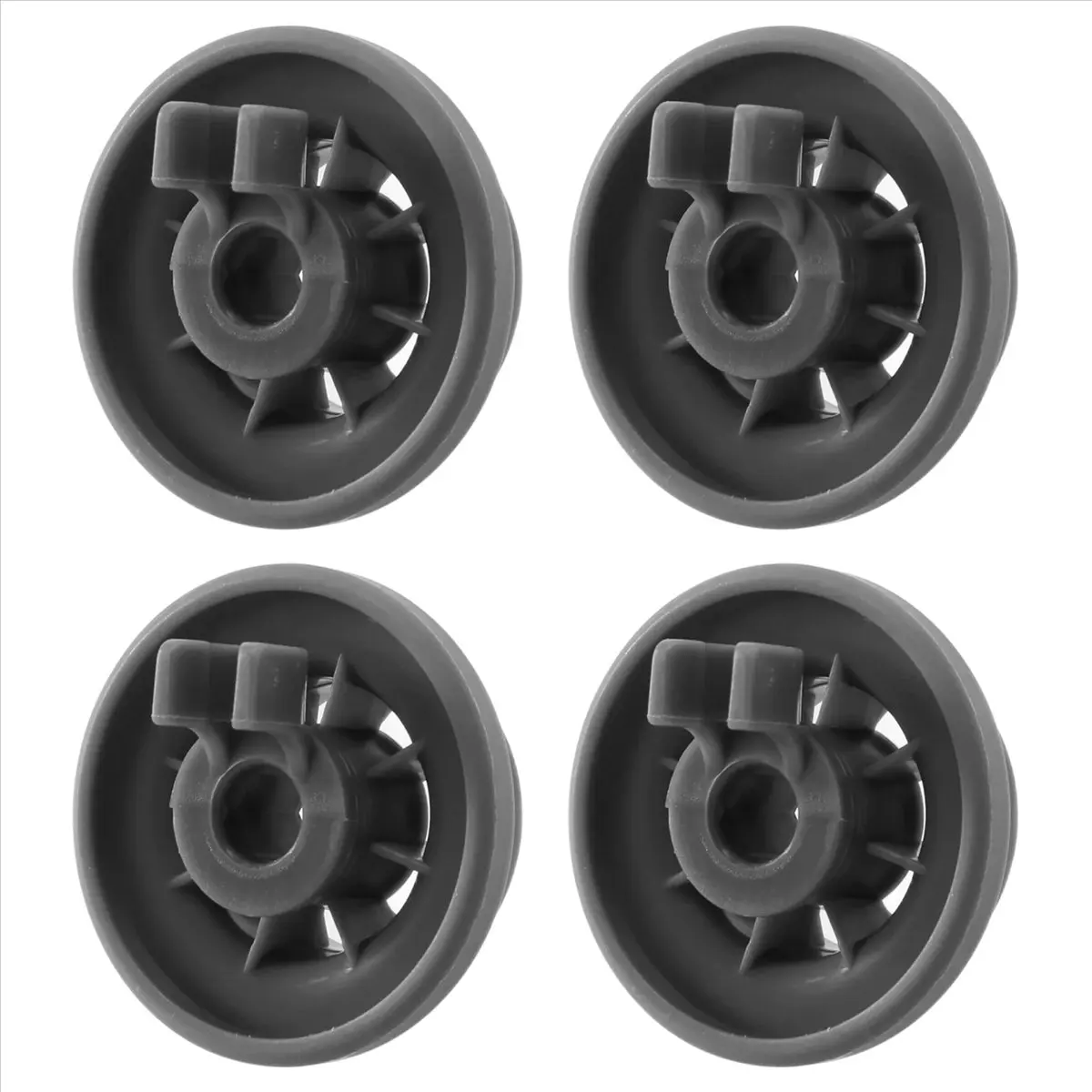 【~ New A20Z】4 x Dishwasher Lower Basket Rail Wheels for & Grey 165314