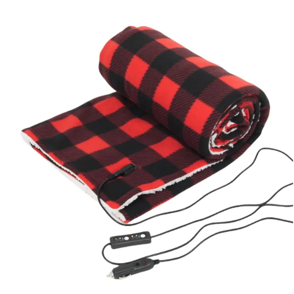12V/24V Car Heated Blanket Single Control / Dual Control Intelligent Temperature Control Thermostat Heating Mat 51W 1-2 People