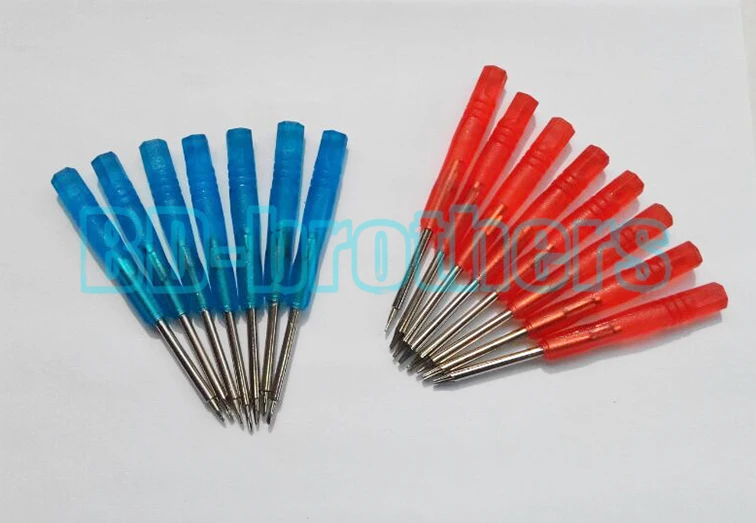 85mm Blue 1.5 Phillips / 0.8 Pentalobe / 2.0 Straight / 2.0 Y / T2 T3 T4 T5 T6 Open Tool  for  Phone Repair 3600pcs/lot