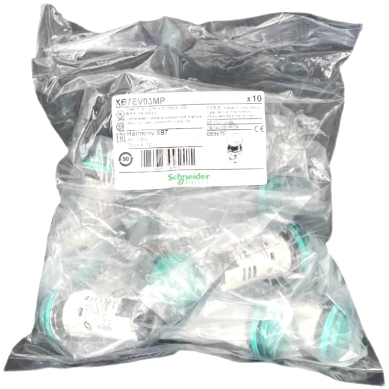 Imagem -04 - Schneider-luz Piloto Original 100 Novo Xb7 Xb7ev03bp Xb7ev04 Xb7ev05 bp gp mp 24v 120v 230v 22 mm