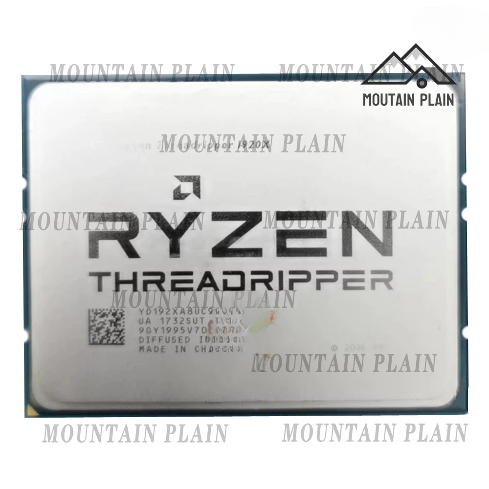 Ryzen Threadripper 1920X 3.5 GHz 12-Core 24-Thread CPU Processor 180W YD192XA8UC9AE Socket TR4