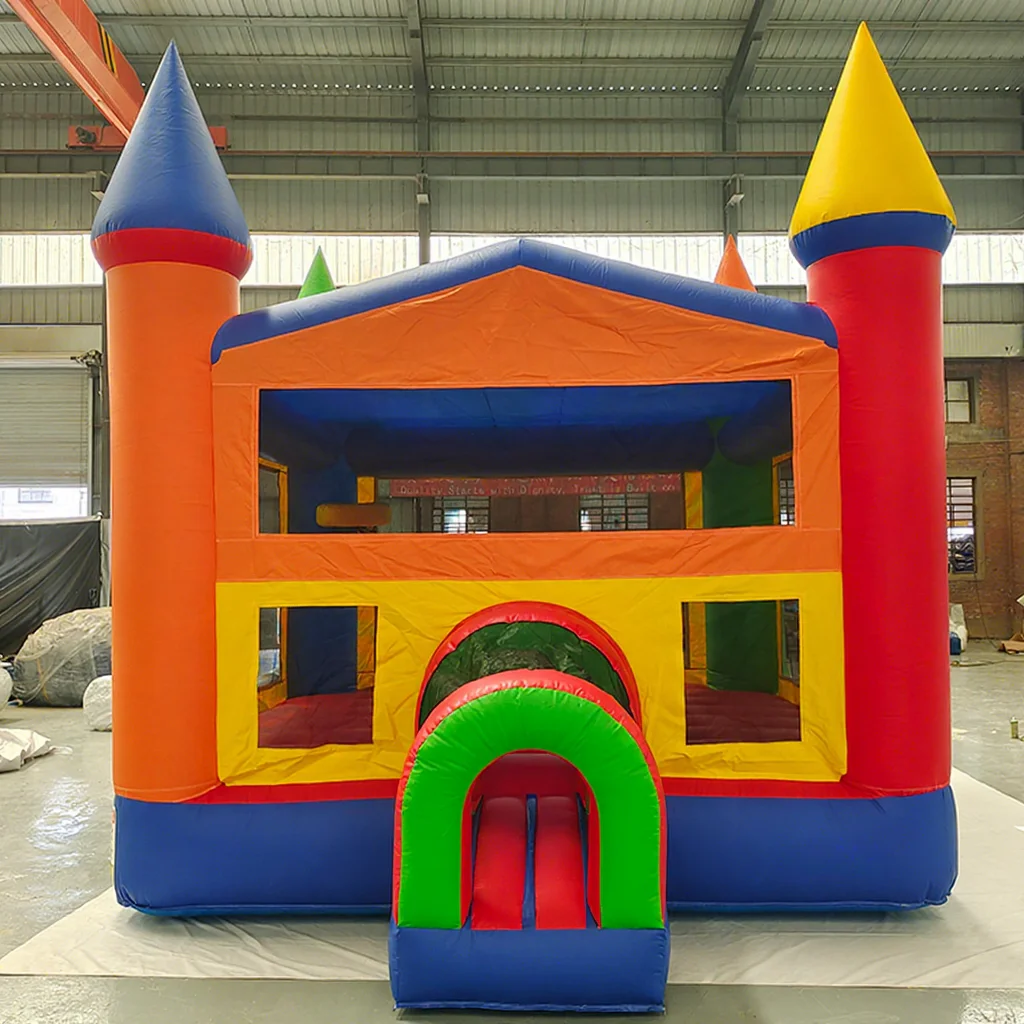 

Детский надувной прыгающий домик, прыгающий надувной замок из материала ПВХ, легкая настройка и настраиваемый размер