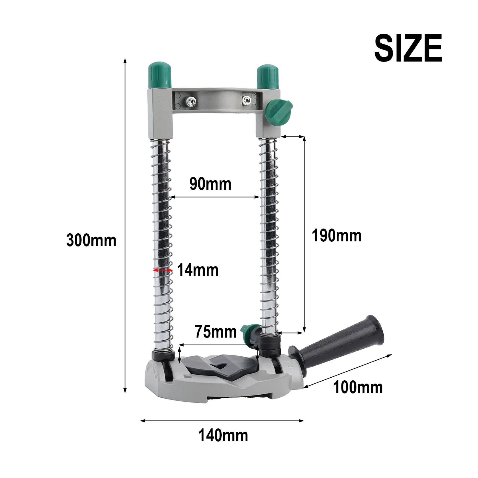 Drill Guide Adjustable Electric Drill Stand Guide Bar Adjustable Electric Drill Stand Hammer Drill Press Sturdy Construction