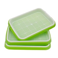 1pc, Home Garden Balcony Portable Pet Grass Soilless Hydroponic Bean Seedling Tray Soilless Cultivation Tray Home Sprout Seedlin