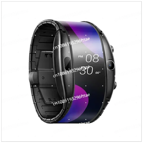 4G Internet Phone Heart Rate Detection GPS Positioning Bluetooth Watch Men Women Watch Nubia Alpha Flexible Display SmartWatch