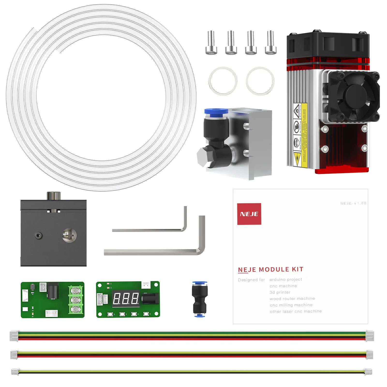 Untuk pabrik pasokan langsung NEJE 3 max A40640 80w mesin laser pengukir dapat disesuaikan panjang fokus diode mesin ukiran laser