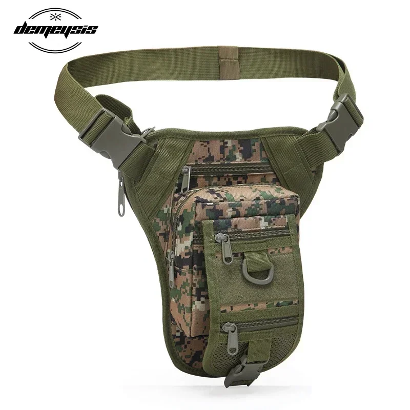 Outdoor Multifunctional Hiking Hunting Waist Bag Tactical Drop Leg Bag Hunting Tool Waist Pack Motorcycle Sports Bag