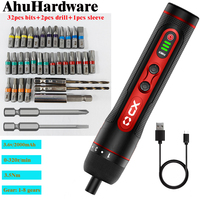 3.6V Electrical Screwdriver Sets Smart Cordless Electric Screwdrivers USB Rechargeable Handle 30 Bit Sets Power Tools