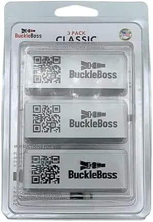 

Buckle Boss 3-Pack Seat Belt Locks | ABS Safety Guard for Kids & Passengers