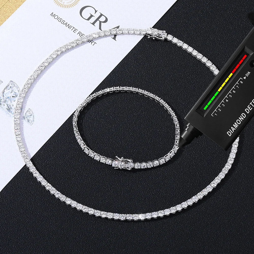 Thumbnail 4 - #33 Trending Moissanite Tennis Bracelets Right Now