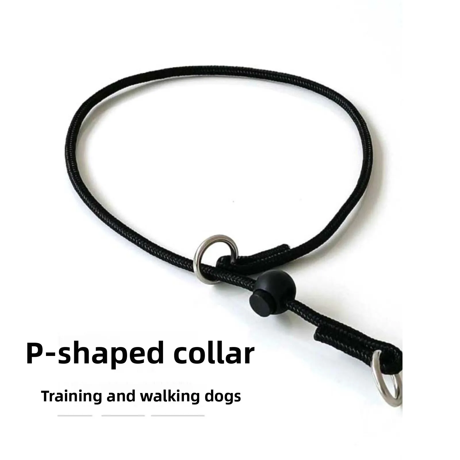 

Ошейник-удавка P-образной формы для дрессировки собак, для золотистых ретриверов, P-образная цепь, зоотовары, ошейник, снаряжение для путешествий, стандартные размеры