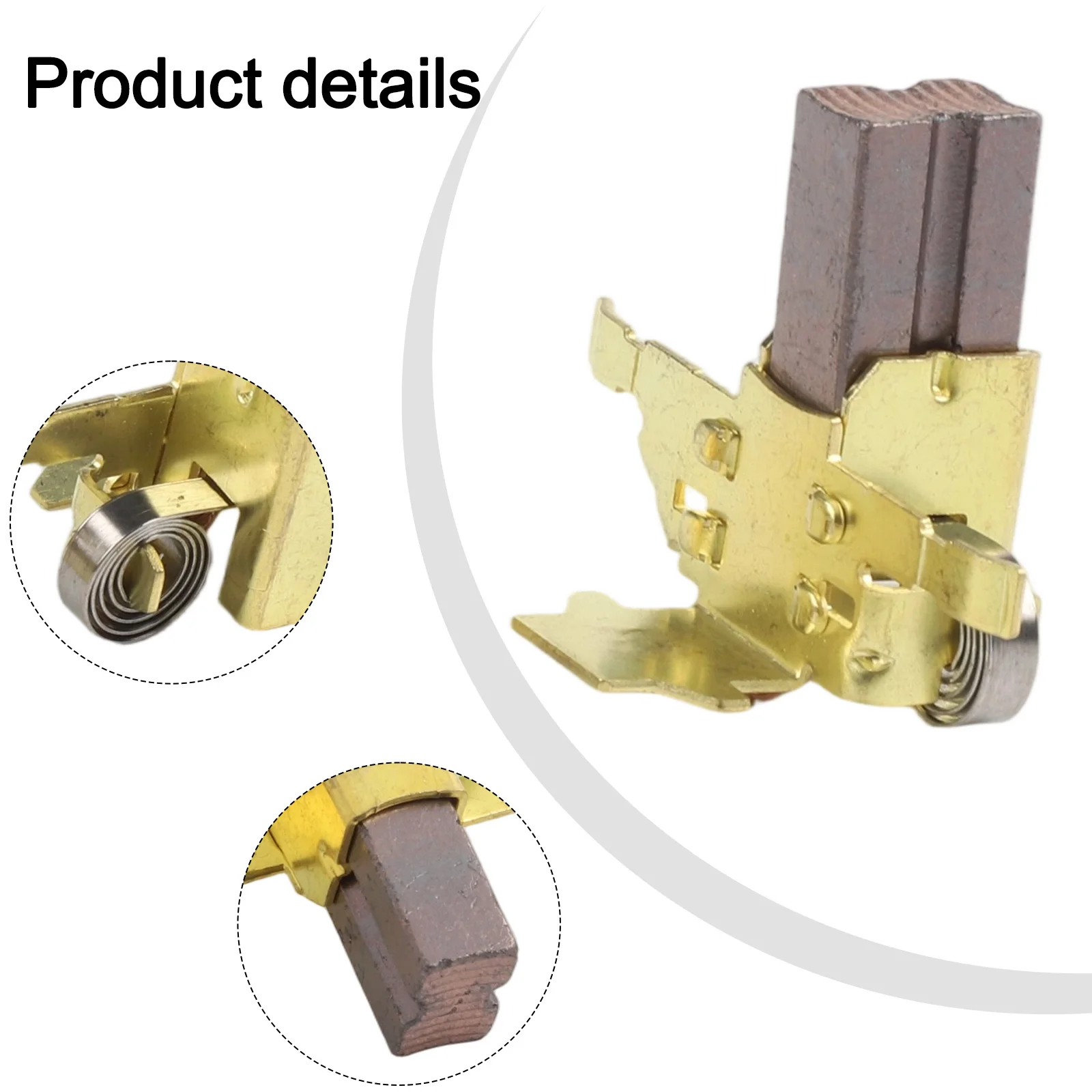 

For Repairs For Tool Maintenance Carbon Brushes High Performance Carbon Brush Set Part Number 610126-00 Replacement Parts